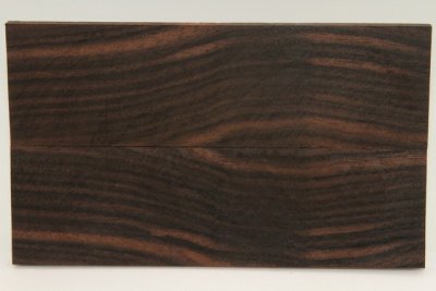 Plaquettes pour la coutellerie, Eb&egrave;ne de Macassar, ref:PEbMac72517