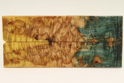 Plaquettes pour la coutellerie, Bouleau de Car&eacute;lie stabilis&eacute; multicolore, ref:PBMs72729mu