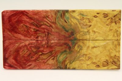 Plaquettes pour la coutellerie, Bouleau de Car&eacute;lie stabilis&eacute; multicolore, ref:PBMs72734mu