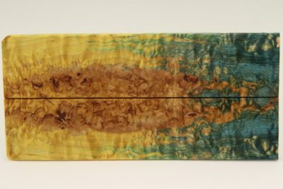 Plaquettes pour la coutellerie, Bouleau de Car&eacute;lie stabilis&eacute; multicolore, ref:PBMs72730mu