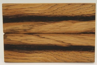 Plaquettes pour la coutellerie, Ch&ecirc;ne + r&eacute;sine noire, ref:PRCH72751