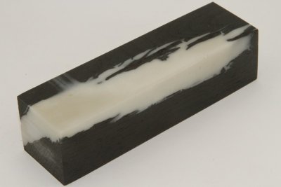 Bloc pour la coutellerie, Ch&ecirc;ne des marais (Morta) + r&eacute;sine noire, ref:BRCM72761