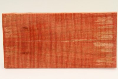 Plaquettes pour la coutellerie, Erable sycomore ond&eacute; stabilis&eacute; orange, ref:PESOs72804o