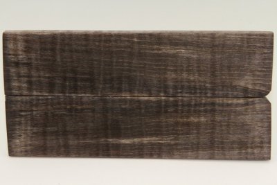 Plaquettes pour la coutellerie, Erable sycomore ond&eacute; stabilis&eacute; noir, ref:PESOs72813nr