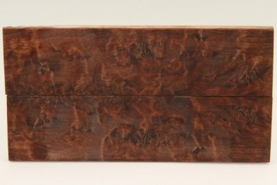 Plaquettes pour la coutellerie, Bouleau de Car&eacute;lie stabilis&eacute; marron, ref:PBMs72831ma