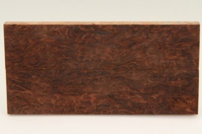 Plaquettes pour la coutellerie, Bouleau de Car&eacute;lie stabilis&eacute; marron, ref:PBMs72832ma