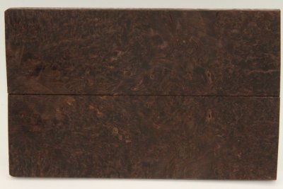 Plaquettes pour la coutellerie, Bouleau de Car&eacute;lie stabilis&eacute; marron, ref:PBMs72833ma