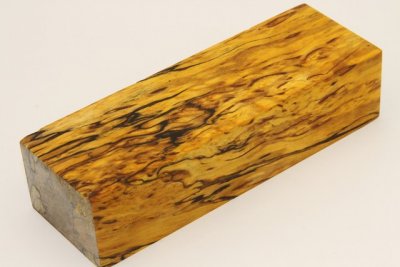 Bloc pour la coutellerie, Bouleau de Car&eacute;lie &eacute;chauff&eacute; stabilis&eacute; jaune, ref:BBMs72860j