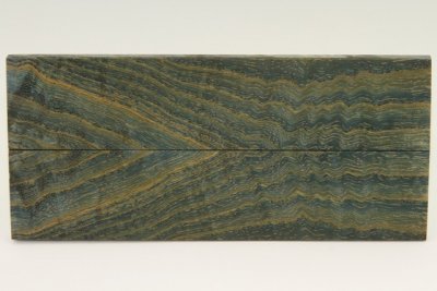 Plaquettes pour la coutellerie, loupe de Fr&ecirc;ne stabilis&eacute; bleue, ref:PLpFrs72873b