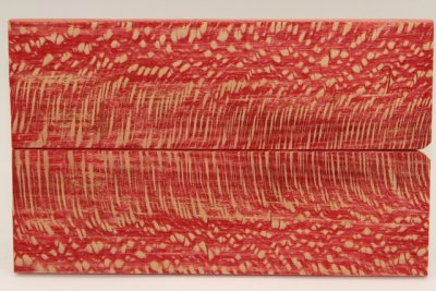 Plaquettes pour la coutellerie, Platane stabilis&eacute; rouge, ref:PPLs72883r