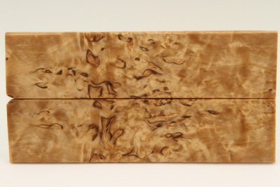 Plaquettes pour la coutellerie, Bouleau de Car&eacute;lie stabilis&eacute; naturel, ref:PBMs72943na