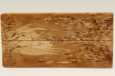 Plaquettes pour la coutellerie, Bouleau de Car&eacute;lie stabilis&eacute; naturel, ref:PBMs72945na