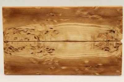 Plaquettes pour la coutellerie, Bouleau de Car&eacute;lie stabilis&eacute; naturel, ref:PBMs72947na