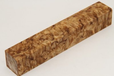 Carrelet &agrave; stylo, Bouleau de Car&eacute;lie stabilis&eacute; naturel, ref:SBMs72955na