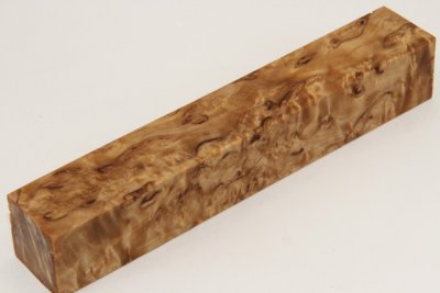 Carrelet &agrave; stylo, Bouleau de Car&eacute;lie stabilis&eacute; naturel, ref:SBMs72956na