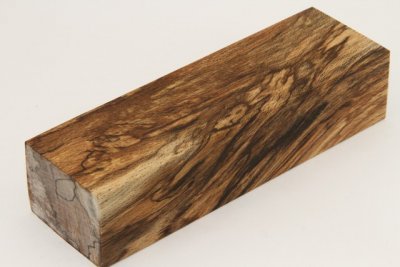 Bloc pour la coutellerie, H&ecirc;tre &eacute;chauff&eacute; stabilis&eacute; naturel, ref:BHs73077na