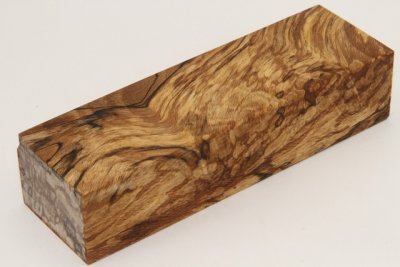 Bloc pour la coutellerie, H&ecirc;tre &eacute;chauff&eacute; stabilis&eacute; naturel, ref:BHs73078na