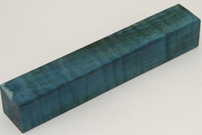 Carrelet &agrave; stylo, Erable sycomore ond&eacute; stabilis&eacute; bleu, ref:SESOs73100b