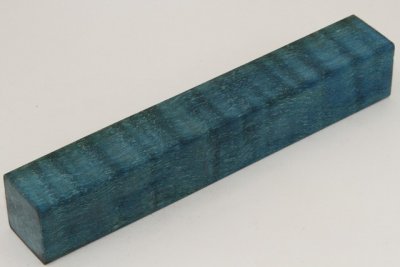 Carrelet &agrave; stylo, Erable sycomore ond&eacute; stabilis&eacute; bleu, ref:SESOs73105b