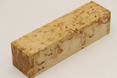 Bloc pour la coutellerie, Bouleau madr&eacute;, ref:BBM73121