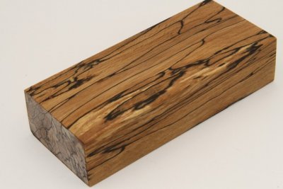 Bloc pour la coutellerie, H&ecirc;tre &eacute;chauff&eacute; stabilis&eacute; naturel, ref:BHs73142na