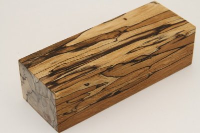 Bloc pour la coutellerie, H&ecirc;tre &eacute;chauff&eacute; stabilis&eacute; naturel, ref:BHs73141na