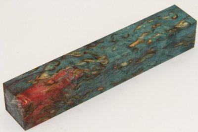 Carrelet &agrave; stylo, Bouleau de Car&eacute;lie stabilis&eacute; multicolore, ref:SBMs73348mu