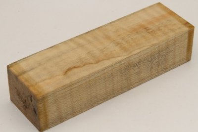 Bloc pour la coutellerie, Erable sycomore &eacute;chauff&eacute; ond&eacute;, ref:BESO73498