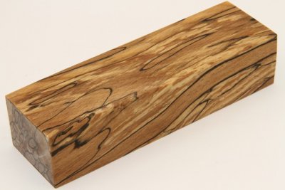 Bloc pour la coutellerie, H&ecirc;tre &eacute;chauff&eacute; stabilis&eacute; naturel, ref:BHs73772na