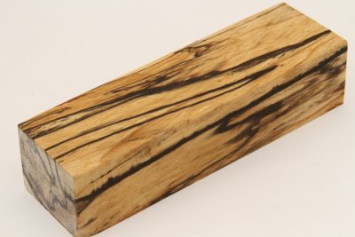Bloc pour la coutellerie, H&ecirc;tre &eacute;chauff&eacute; stabilis&eacute; naturel, ref:BHs73775na