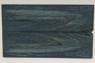Plaquettes pour la coutellerie, H&ecirc;tre &eacute;chauff&eacute; stabilis&eacute; bleu, ref:PHs73807b