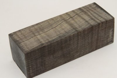 Bloc pour la coutellerie, Erable sycomore ond&eacute; stabilis&eacute; noir, ref:BESOs73887nr