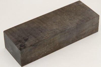 Bloc pour la coutellerie, Erable sycomore ond&eacute; stabilis&eacute; noir, ref:BESOs73886nr