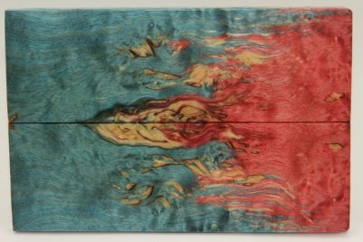 Plaquettes pour la coutellerie, Bouleau de Car&eacute;lie stabilis&eacute; multicolore, ref:PBMs73931mu