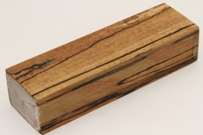 Bloc pour la coutellerie, H&ecirc;tre &eacute;chauff&eacute; stabilis&eacute; naturel, ref:BHs73945na