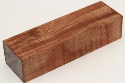 Bloc pour la coutellerie, Erable sycomore ond&eacute; stabilis&eacute; marron, ref:BESOs73947ma