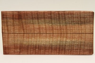 Plaquettes pour la coutellerie, Erable sycomore ond&eacute; stabilis&eacute; marron, ref:PESOs73951ma