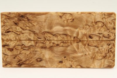 Plaquettes pour la coutellerie, Bouleau de Car&eacute;lie stabilis&eacute; naturel, ref:PBMs74123na