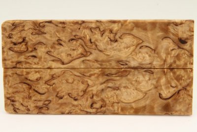 Plaquettes pour la coutellerie, Bouleau de Car&eacute;lie stabilis&eacute; naturel, ref:PBMs74124na