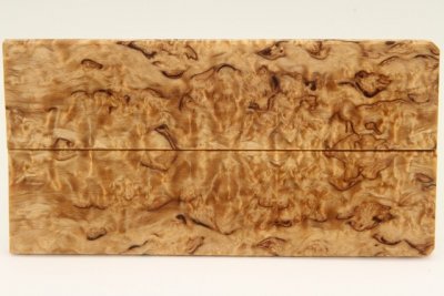 Plaquettes pour la coutellerie, Bouleau de Car&eacute;lie stabilis&eacute; naturel, ref:PBMs74125na