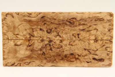 Plaquettes pour la coutellerie, Bouleau de Car&eacute;lie stabilis&eacute; naturel, ref:PBMs74127na