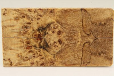 Plaquettes pour la coutellerie, Loupe de Peuplier stabilis&eacute; naturel, ref:PLpPEs74208na