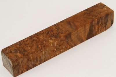 Carrelet &agrave; stylo, Loupe d'Erable N&eacute;gundo stabilis&eacute; marron, ref:SLpErs74233ma