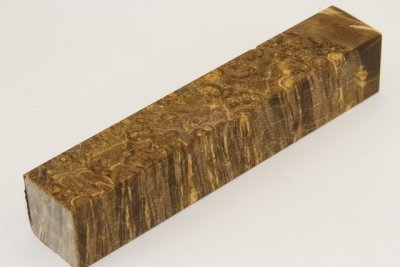 Carrelet &agrave; stylo, Loupe d'Erable N&eacute;gundo stabilis&eacute; marron, ref:SLpErs74235ma