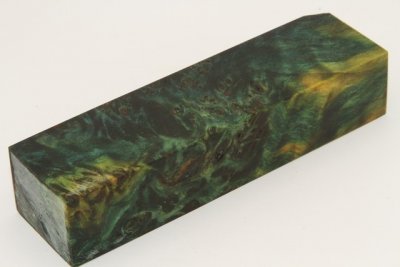 bloc pour la coutellerie, Loupe de Peuplier stabilis&eacute;e multicolore, ref:BLpPEs74236mu