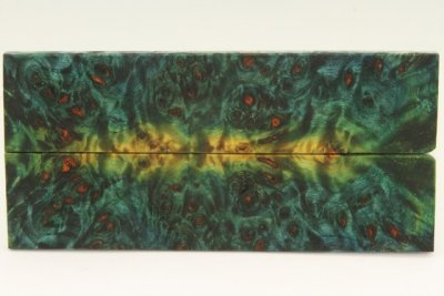 Plaquettes pour la coutellerie, Loupe de Peuplier stabilis&eacute;e multicolore, ref:PLpPEs74242mu