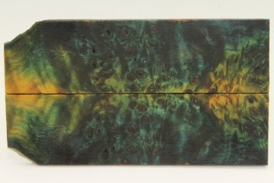 Plaquettes pour la coutellerie, Loupe de Peuplier stabilis&eacute;e multicolore, ref:PLpPEs74244mu