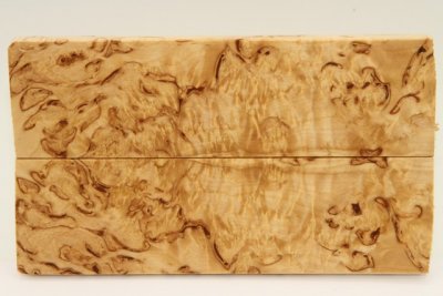 Plaquettes pour la coutellerie, Bouleau madr&eacute;, ref:PBM74277