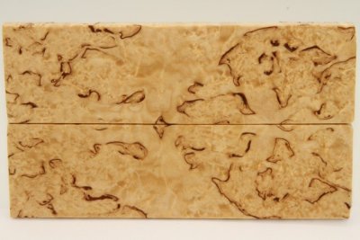 Plaquettes pour la coutellerie, Bouleau madr&eacute;, ref:PBM74279