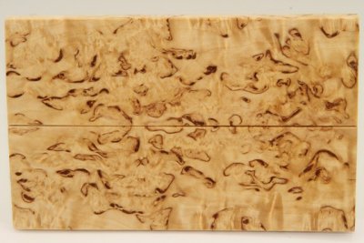 Plaquettes pour la coutellerie, Bouleau madr&eacute;, ref:PBM74280